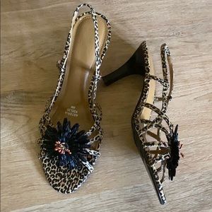 Life stride leopard 🐆 straps heels sandals